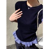 デザインクルーネック半袖配色TEE | Ulysses | 詳細画像9 