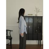 オフショルダー長袖リボン付き無地トップス | Ulysses | 詳細画像7 