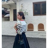 大人カジュアルクルーネックシングルブレストボーダーカーディガン | Ulysses | 詳細画像5 