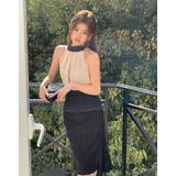つるつるした触感リボンオフショルダートップス | Ulysses | 詳細画像5