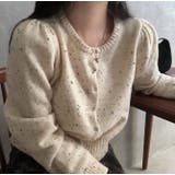 クルーネック長袖シングルブレストニットカーディガン | Ulysses | 詳細画像3 