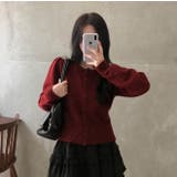 クルーネック長袖シングルブレストニットカーディガン | Ulysses | 詳細画像5 