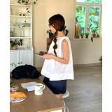 クルーネック袖なしドローストリングトップス | Ulysses | 詳細画像4 