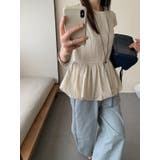 デザインクルーネック半袖トップス | Ulysses | 詳細画像5 