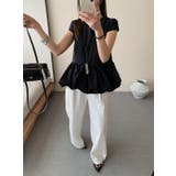 デザインクルーネック半袖トップス | Ulysses | 詳細画像8 