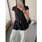 デザインクルーネック半袖トップス | Ulysses | 詳細画像9 