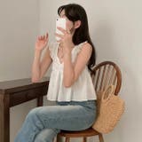 袖なしリボンショートトップス | Ulysses | 詳細画像3 