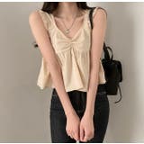 袖なしリボンショートトップス | Ulysses | 詳細画像4 