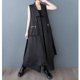 Vネック袖なしポケット付きシャツワンピース | Ulysses | 詳細画像5 