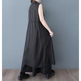 Vネック袖なしポケット付きシャツワンピース | Ulysses | 詳細画像6 