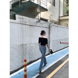 オフショルダーシングルブレスト半袖ニットトップス | Ulysses | 詳細画像8