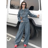 シングルブレストポケット付きデニム2点セットアップ | Ulysses | 詳細画像5 