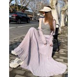 ハイウエストゴム付きチュールロングスカート | Ulysses | 詳細画像2 