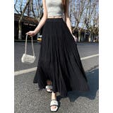 ハイウエストゴム付きチュールロングスカート | Ulysses | 詳細画像5 