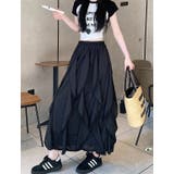 ハイウエストゴム付きレース付きスカート | Ulysses | 詳細画像8 