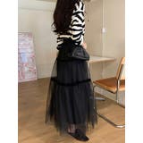 ハイウエストゴム付きチュールスカート | Ulysses | 詳細画像6