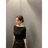 ブラック | 半袖ニットトップス | Ulysses