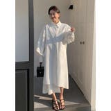 襟付きシングルブレスト長袖ワンピース | Ulysses | 詳細画像3 