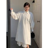 襟付きシングルブレスト長袖ワンピース | Ulysses | 詳細画像4 