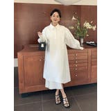 襟付きシングルブレスト長袖ワンピース | Ulysses | 詳細画像8 