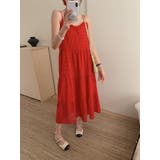 シュシュ付きフリルネックキャミワンピース | Ulysses | 詳細画像2