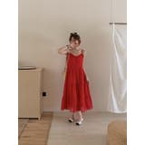 シュシュ付きフリルネックキャミワンピース | Ulysses | 詳細画像3