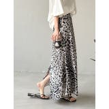 ヒョウ柄スリットゴム付きスカート | Ulysses | 詳細画像2 
