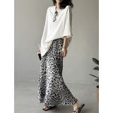 ヒョウ柄スリットゴム付きスカート | Ulysses | 詳細画像3 