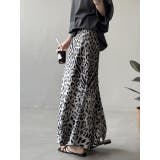 ヒョウ柄スリットゴム付きスカート | Ulysses | 詳細画像6 