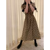 キャメル | レース付きクルーネック半袖ベルト付きワンピース | Ulysses