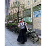 ハイウエストレース付きゴム付き切り替えスカート | Ulysses | 詳細画像2 