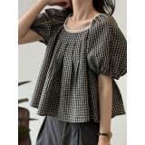 スクエアネックラインパフスリーブトップス | Ulysses | 詳細画像7 