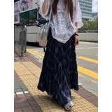 ハイウエストゴム付きポケット付きスカート | Ulysses | 詳細画像1 