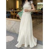 ベージュ | ゴム付き切り替えスカート | Ulysses