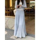 ライトブルー | ゴム付き切り替えスカート | Ulysses