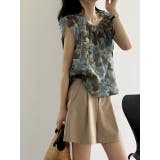 クルーネックフリルスリーブリボントップス | Ulysses | 詳細画像5 