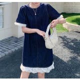 ブルー | 半袖デニムワンピース | Ulysses