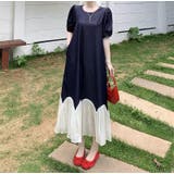 チュール切り替え半袖ロングワンピース | Ulysses | 詳細画像6 