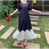 チュール切り替え半袖ロングワンピース | Ulysses | 詳細画像7 