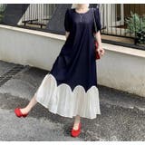 チュール切り替え半袖ロングワンピース | Ulysses | 詳細画像8 