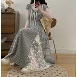 リボンレース切り替え半袖ワンピース | Ulysses | 詳細画像2 