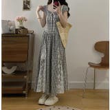 リボンレース切り替え半袖ワンピース | Ulysses | 詳細画像5 