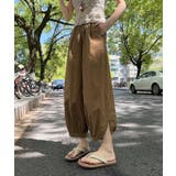 ブラウン | ゴム付きポケット付きパンツ | Ulysses