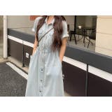 半袖襟付きシングルブレストデニムワンピース | Ulysses | 詳細画像4 