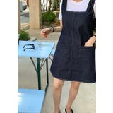 スクエアネックライン袖なしデニムショートワンピース | Ulysses | 詳細画像8 