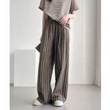 ブラウン | ゴム付きワイドパンツ | Ulysses