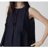 フリル袖なしデニムトップス | Ulysses | 詳細画像6 