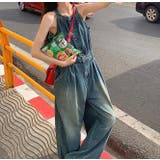 ポケット付き袖なしデニムサロペット | Ulysses | 詳細画像1 