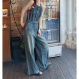 ポケット付き袖なしデニムサロペット | Ulysses | 詳細画像2 