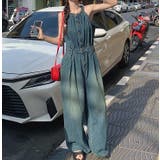 ポケット付き袖なしデニムサロペット | Ulysses | 詳細画像7 